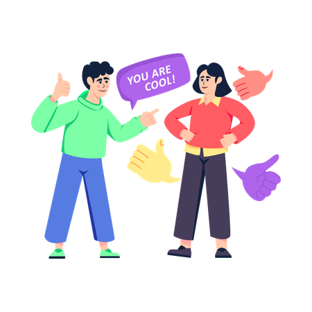 Compliment  Illustration