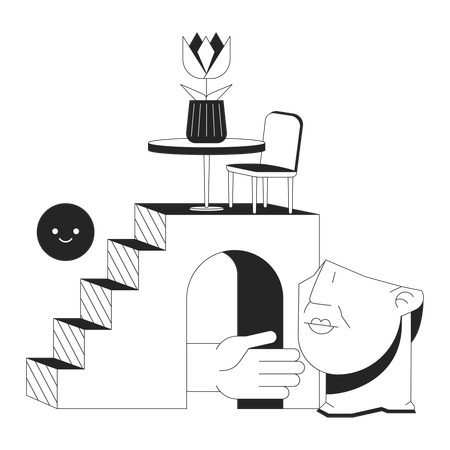 Composición abstracta  Ilustración