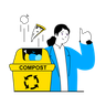 illustrations of compost