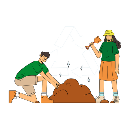 Composting Champions  Illustration