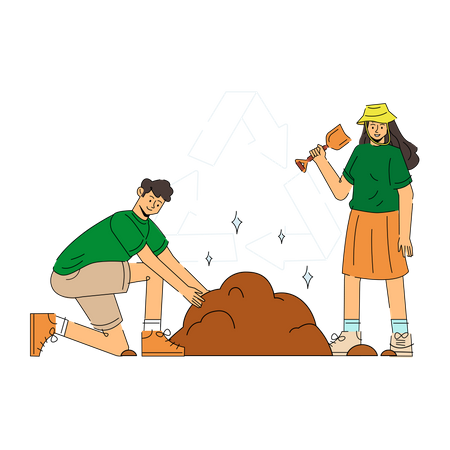 Composting Champions  Illustration