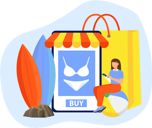 Compra online  Illustration