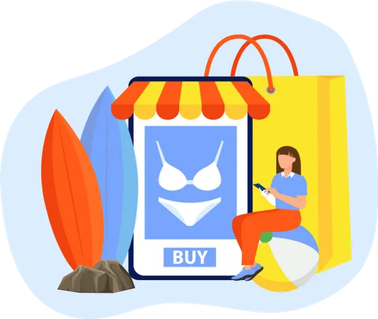 Compra online  Illustration