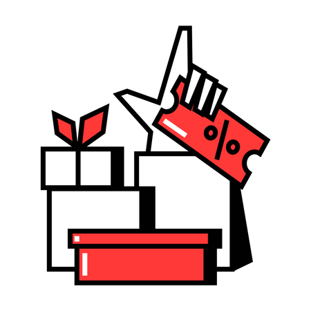 Comprar presentes  Ilustração