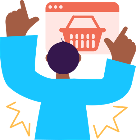 Compras digitais  Illustration