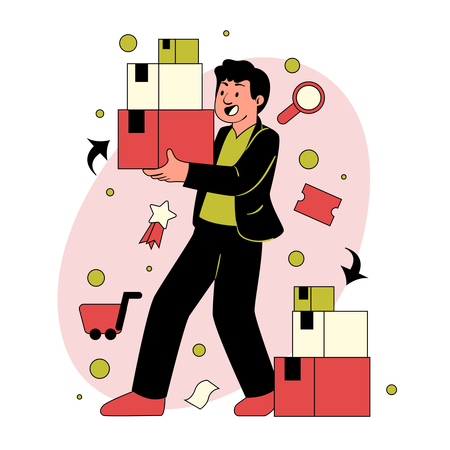 Venta Flash Compras  Ilustración