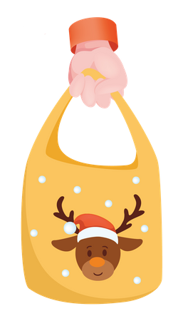 Compras de Navidad  Ilustración