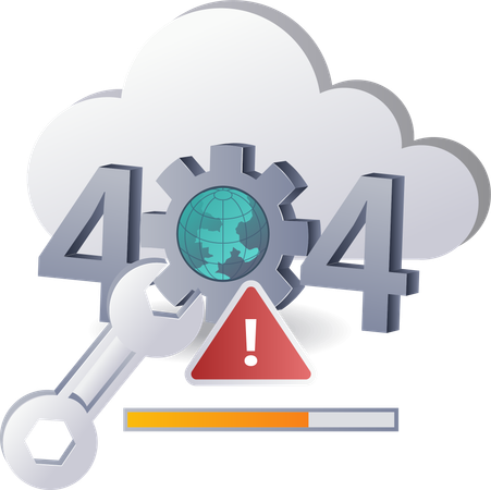 Comprendre l'avertissement d'erreur 404 dans la technologie Internet  Illustration