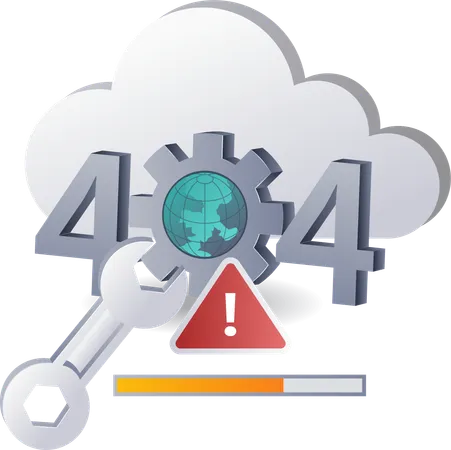 Comprendre l'avertissement d'erreur 404 dans la technologie Internet  Illustration