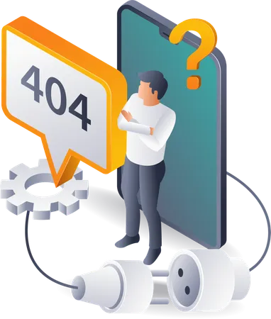 Comprendre et corriger les erreurs 404 sur les systèmes de smartphones  Illustration