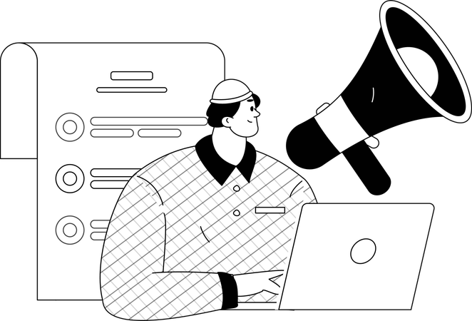 Compromiso de los empleados con los negocios  Ilustración