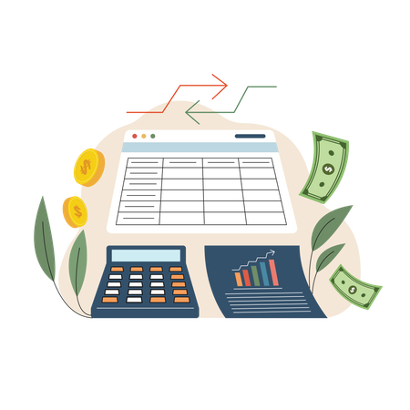 Comptabilité numérique  Illustration