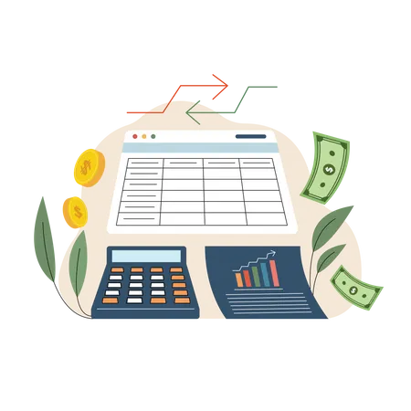 Comptabilité numérique  Illustration