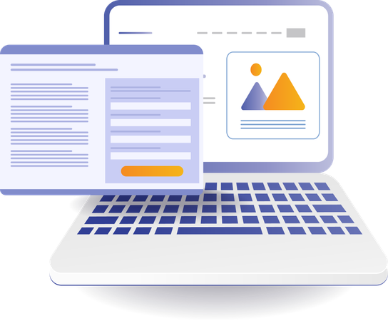 Compte internet personnel  Illustration
