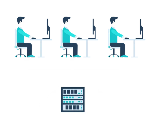 Computación en la nube  Ilustración