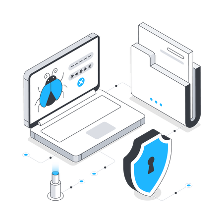 Computer Antivirus  Illustration