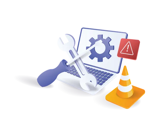 Computer application web maintenance improvements  イラスト