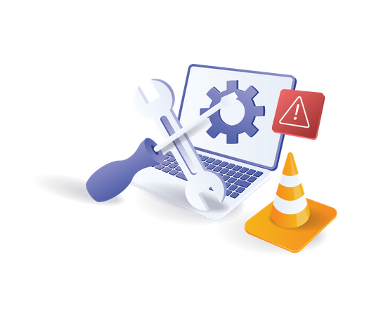 Computer application web maintenance improvements  Illustration