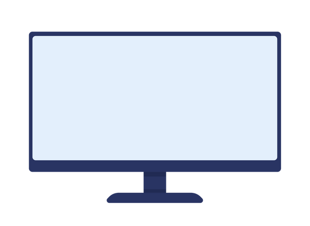 Computer monitor Illustration
