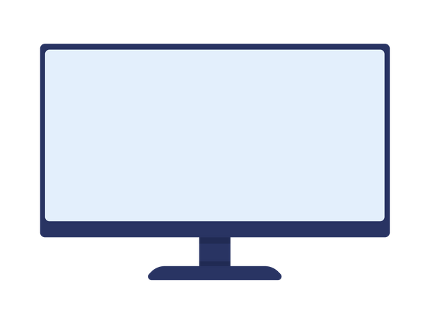 Computer monitor  Illustration