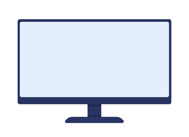 Computer monitor  Illustration