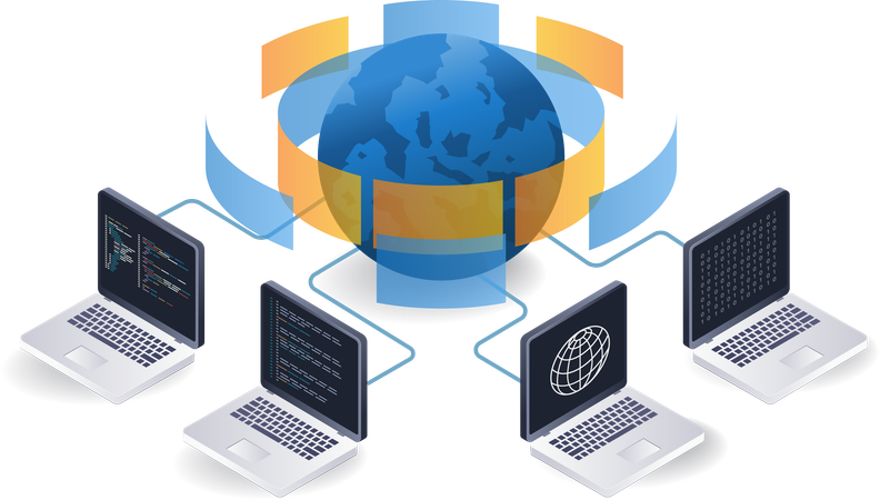 Computer Network  Illustration