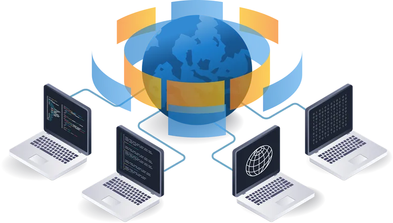 Computer Network  Illustration