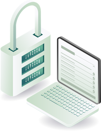 Computer security technology  Illustration