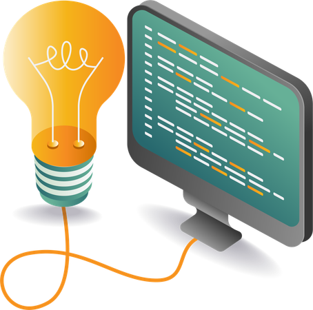 Computer technology programming science ideas  Illustration