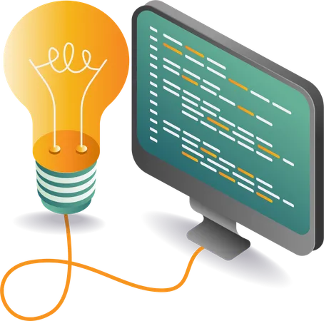 Computer technology programming science ideas  Illustration