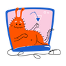computer bug illustrations