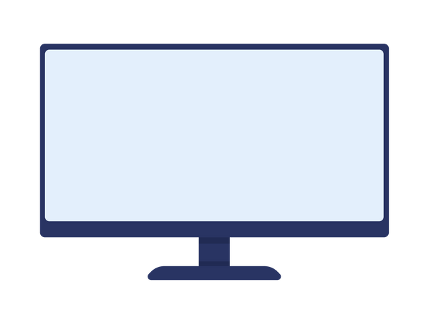 Computerbildschirm  Illustration
