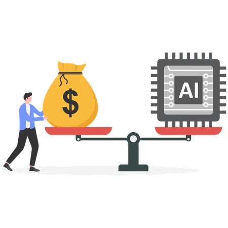 Preis eines Computerprozessors  Illustration
