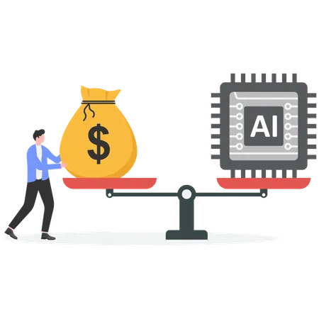 Preis eines Computerprozessors  Illustration
