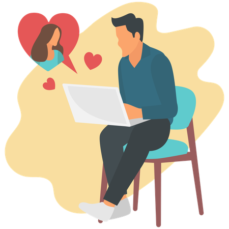 Comunicação de coração para coração  Illustration