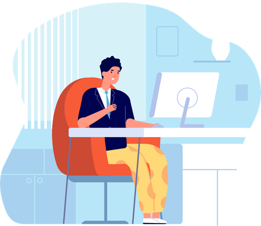 Comunicação remota  Ilustração