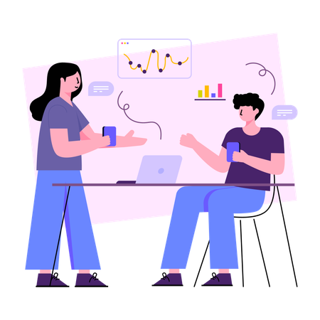 Comunicacion de negocios  Ilustración