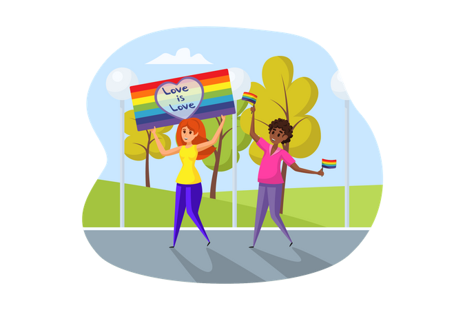 Comunidade LGBTQ  Ilustração