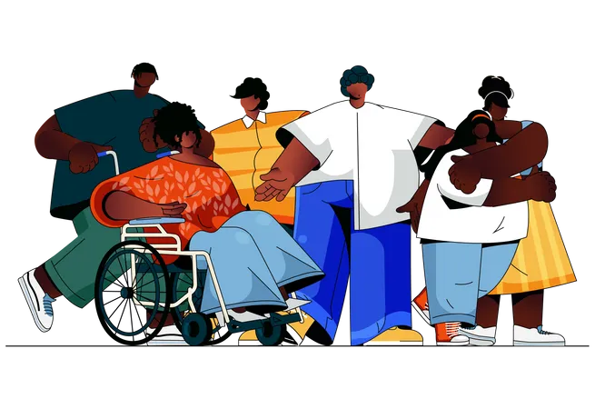 Comunidade negra  Ilustração