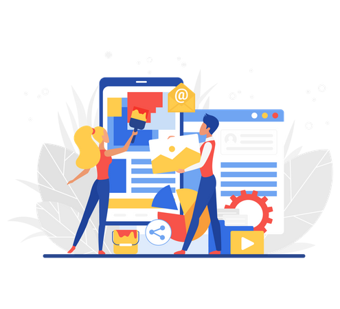 Conception de l'interface utilisateur de l'application Illustration