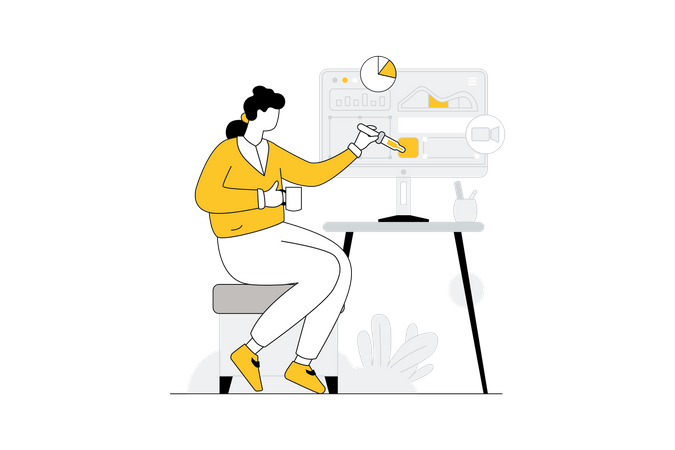 Conception d'interfaces de sites Web  Illustration