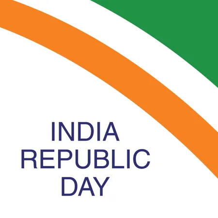 Concepto del Día de la República India  Ilustración