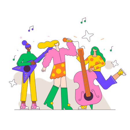 Concert de musique  Illustration