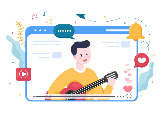 Concert de musique live  Illustration
