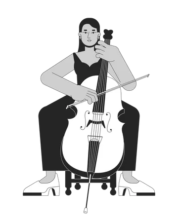 Violoncelle de concert  Illustration