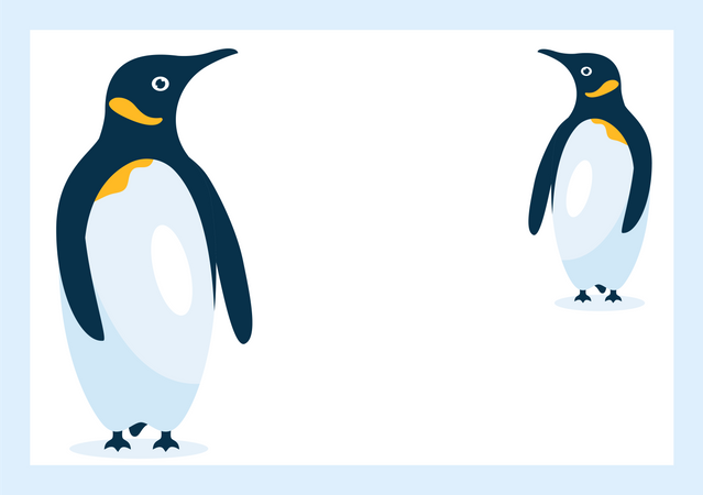 Conciencia sobre los pingüinos  Ilustración