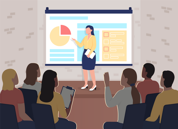 Conférence d'affaires  Illustration
