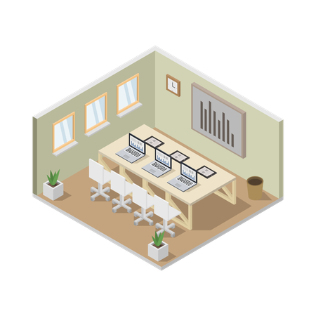 Conference Room  Illustration