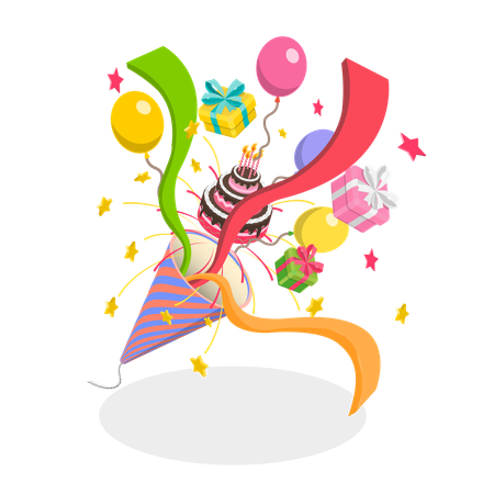 Confetti  Illustration