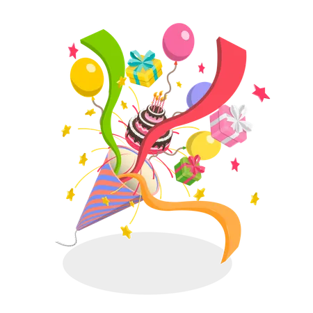 Confetti  Illustration